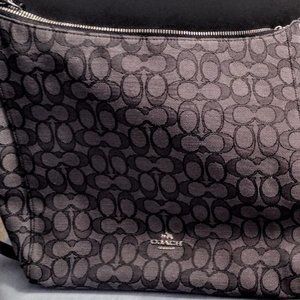 Coach Crossbody Duffle/tote In Signature Canvas in very good condition